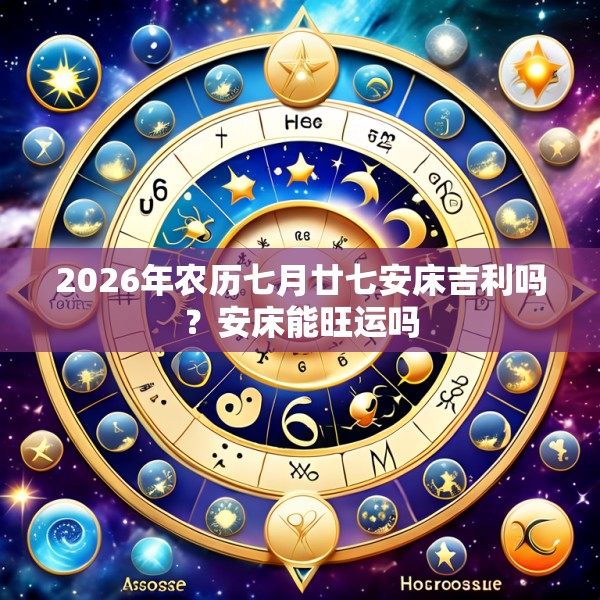 2026年农历七月廿七安床吉利吗？安床能旺运吗