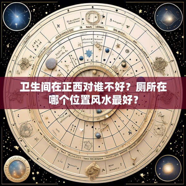 卫生间在正西对谁不好？厕所在哪个位置风水最好？