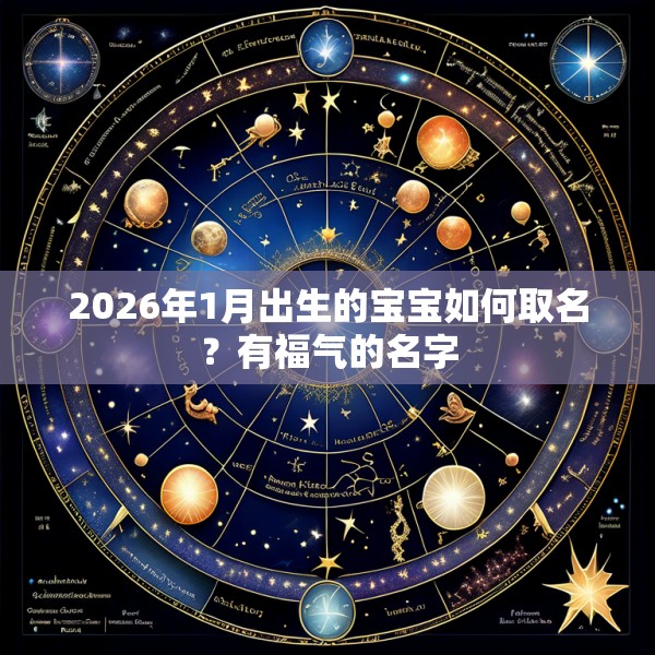 2026年1月出生的宝宝如何取名？有福气的名字