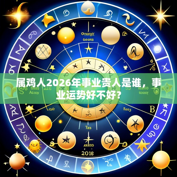 属鸡人2026年事业贵人是谁，事业运势好不好？