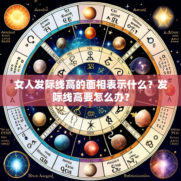 女人发际线高的面相表示什么？发际线高要怎么办？