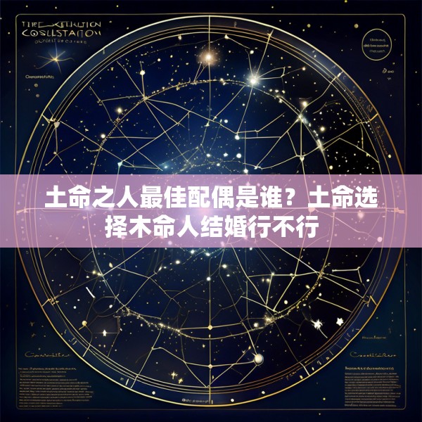 土命之人最佳配偶是谁？土命选择木命人结婚行不行