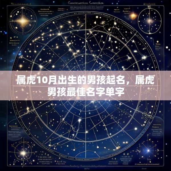 属虎10月出生的男孩起名，属虎男孩最佳名字单字