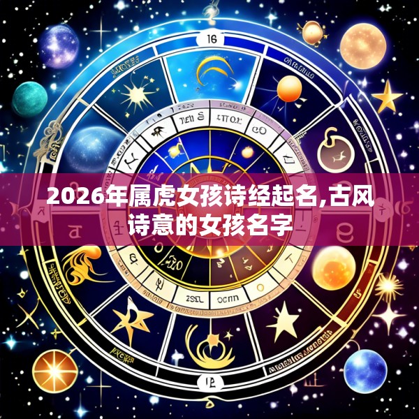 2026年属虎女孩诗经起名,古风诗意的女孩名字
