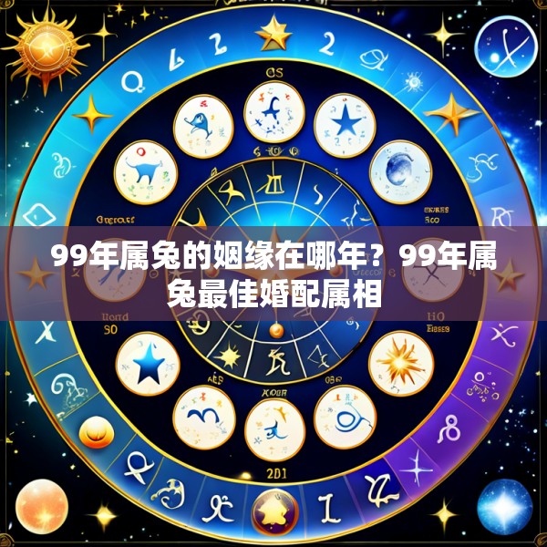 99年属兔的姻缘在哪年？99年属兔最佳婚配属相