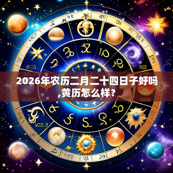 2026年农历二月二十四日子好吗,黄历怎么样？