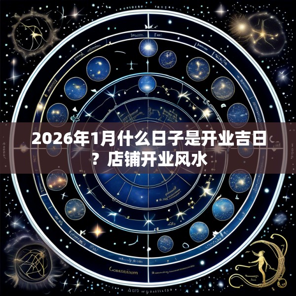 2026年1月什么日子是开业吉日？店铺开业风水