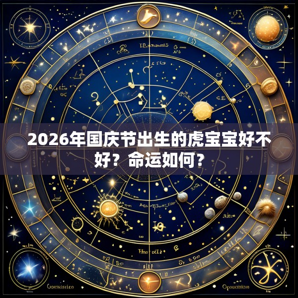 2026年国庆节出生的虎宝宝好不好？命运如何？