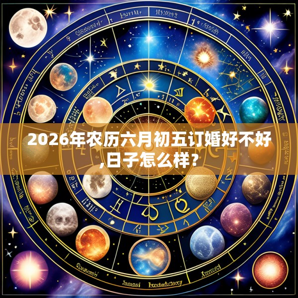2026年农历六月初五订婚好不好,日子怎么样？