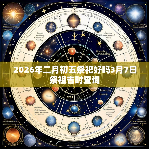 2026年二月初五祭祀好吗3月7日祭祖吉时查询