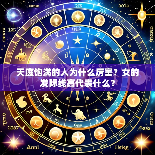 天庭饱满的人为什么厉害?女的发际线高代表什么?
