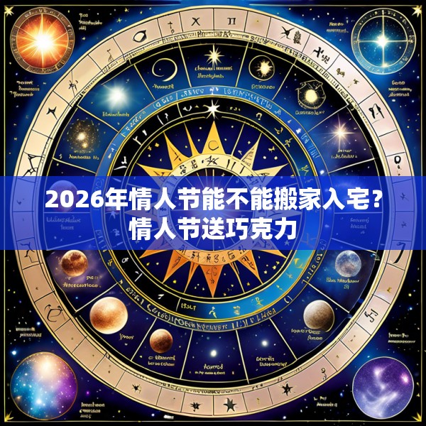 2026年情人节能不能搬家入宅？情人节送巧克力