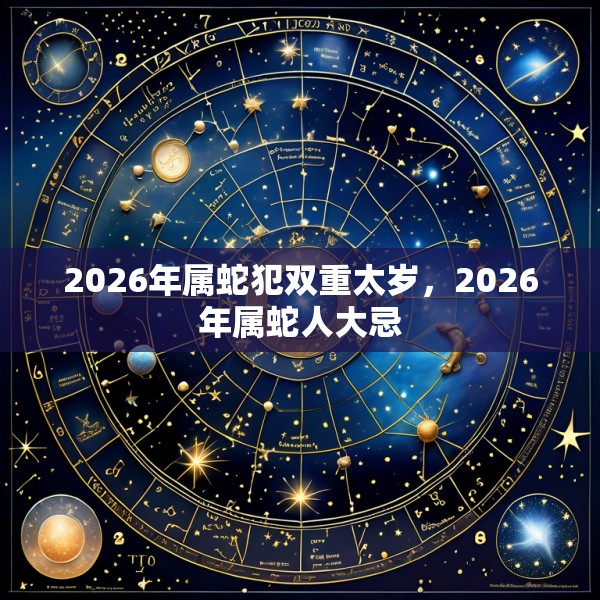 2026年属蛇犯双重太岁，2026年属蛇人大忌