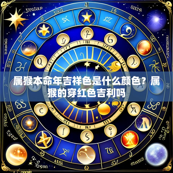 属猴本命年吉祥色是什么颜色？属猴的穿红色吉利吗