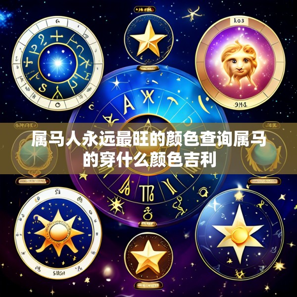 属马人永远最旺的颜色查询属马的穿什么颜色吉利