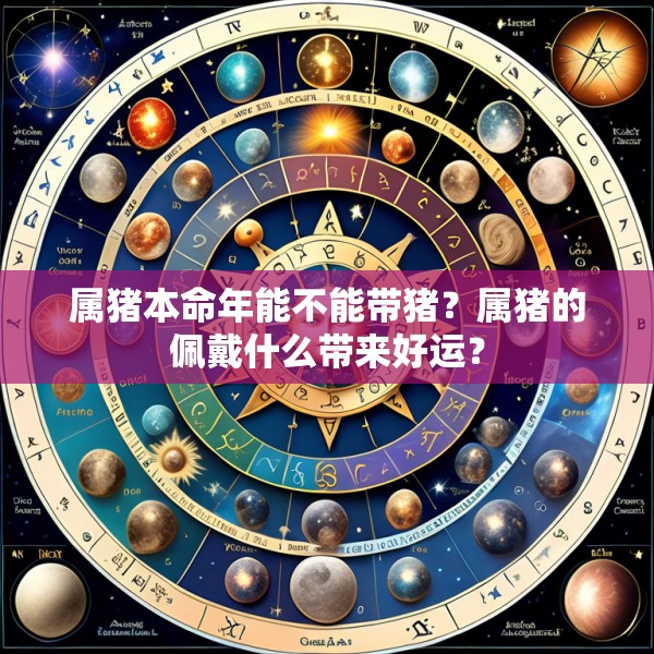 属猪本命年能不能带猪？属猪的佩戴什么带来好运？