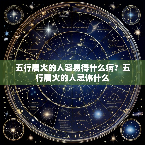 五行属火的人容易得什么病？五行属火的人忌讳什么