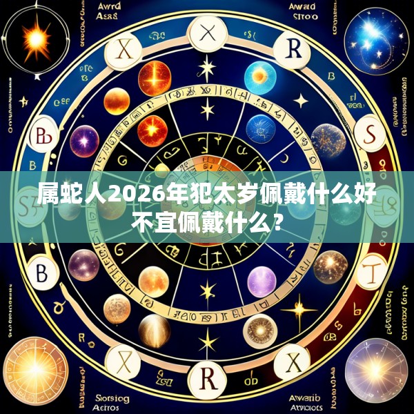 属蛇人2026年犯太岁佩戴什么好不宜佩戴什么？