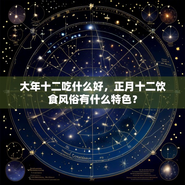 大年十二吃什么好，正月十二饮食风俗有什么特色？