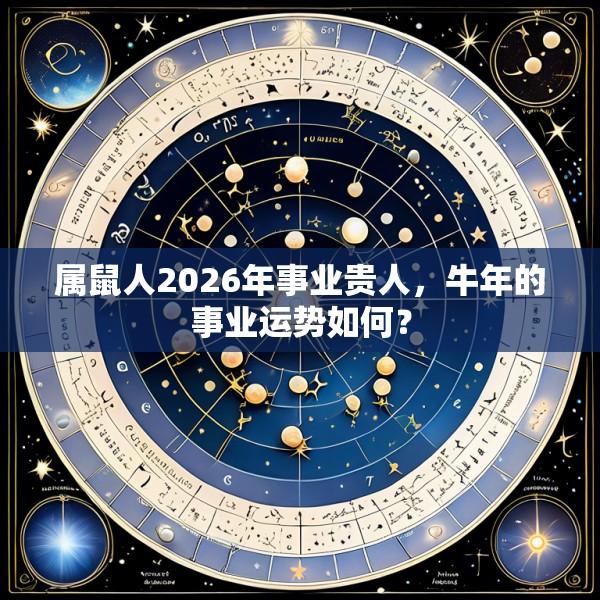 属鼠人2026年事业贵人，牛年的事业运势如何？