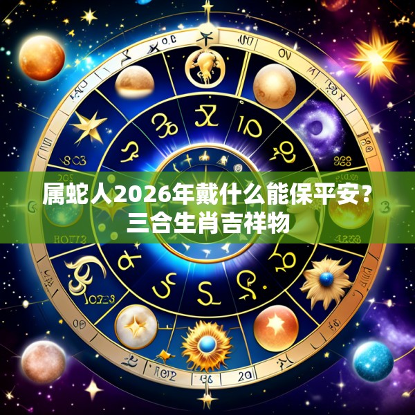 属蛇人2026年戴什么能保平安?三合生肖吉祥物