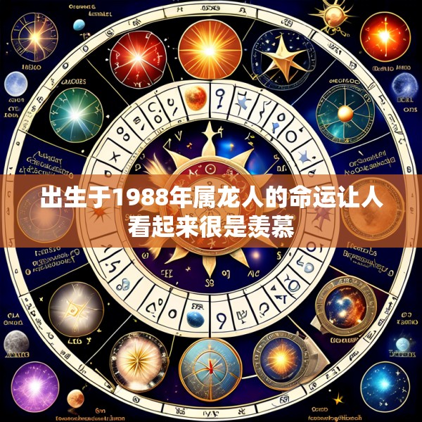 出生于1988年属龙人的命运让人看起来很是羡慕