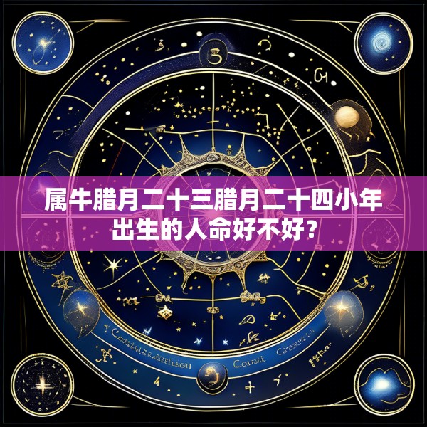 属牛腊月二十三腊月二十四小年出生的人命好不好？