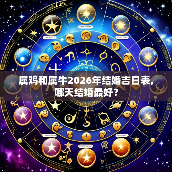 属鸡和属牛2026年结婚吉日表,哪天结婚最好？