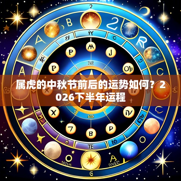 属虎的中秋节前后的运势如何？2026下半年运程