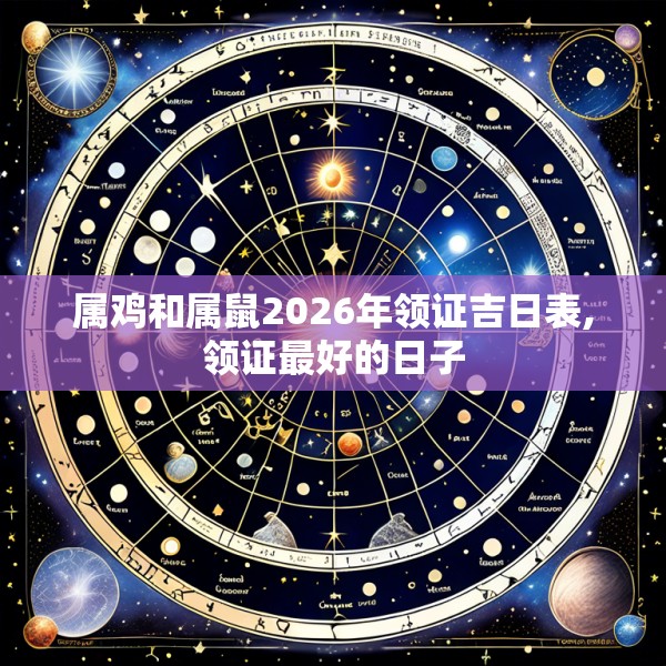 属鸡和属鼠2026年领证吉日表,领证最好的日子