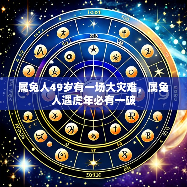 属兔人49岁有一场大灾难,属兔人遇虎年必有一破