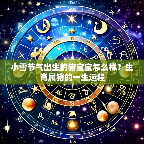 小雪节气出生的猪宝宝怎么样？生肖属猪的一生运程
