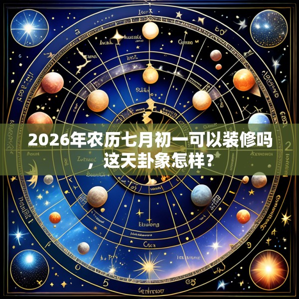 2026年农历七月初一可以装修吗，这天卦象怎样？