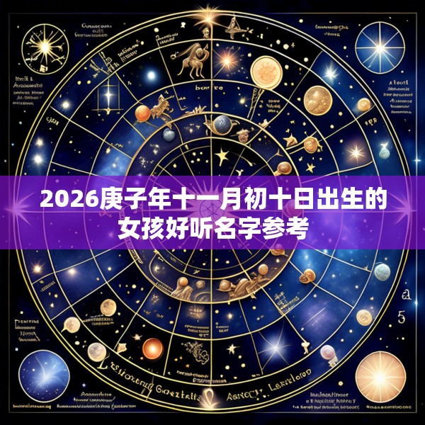 2026庚子年十一月初十日出生的女孩好听名字参考