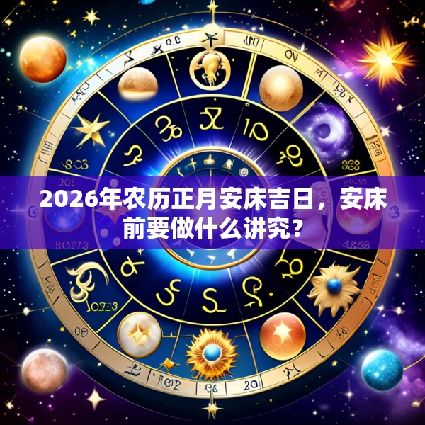 2026年农历正月安床吉日,安床前要做什么讲究?
