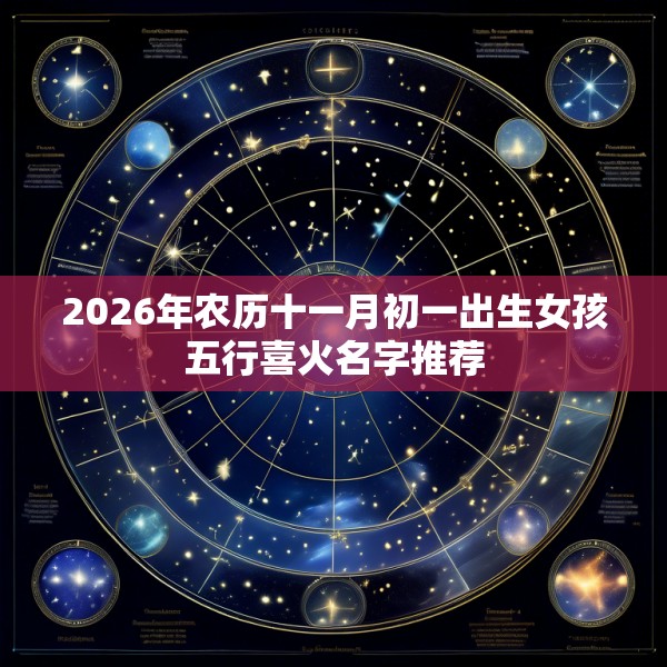 2026年农历十一月初一出生女孩五行喜火名字推荐