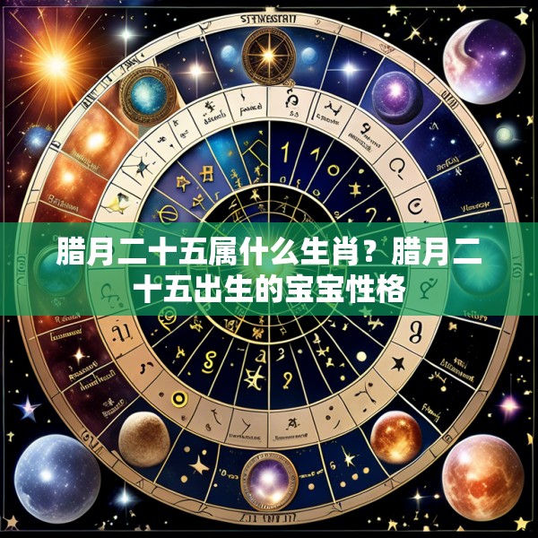 腊月二十五属什么生肖?腊月二十五出生的宝宝性格