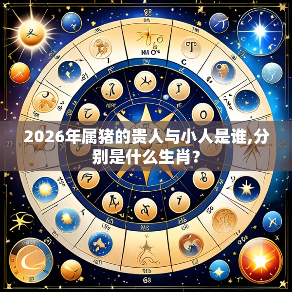 2026年属猪的贵人与小人是谁,分别是什么生肖？