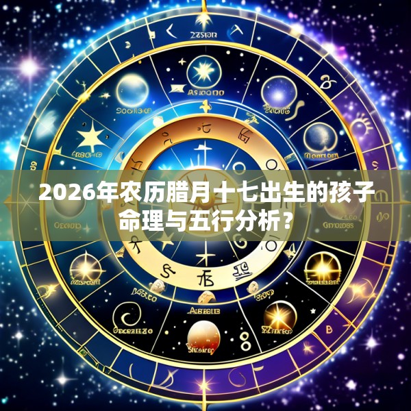 2026年农历腊月十七出生的孩子命理与五行分析？