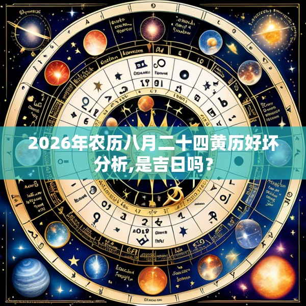 2026年农历八月二十四黄历好坏分析,是吉日吗？