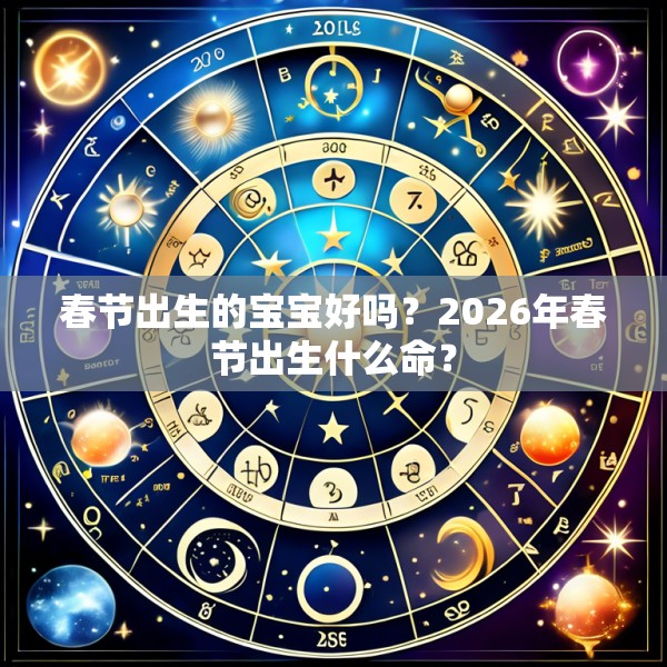 春节出生的宝宝好吗?2026年春节出生什么命?