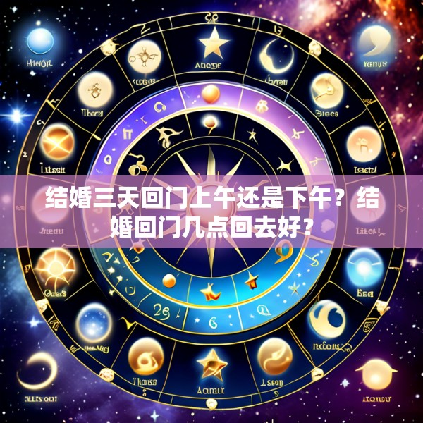 结婚三天回门上午还是下午？结婚回门几点回去好？