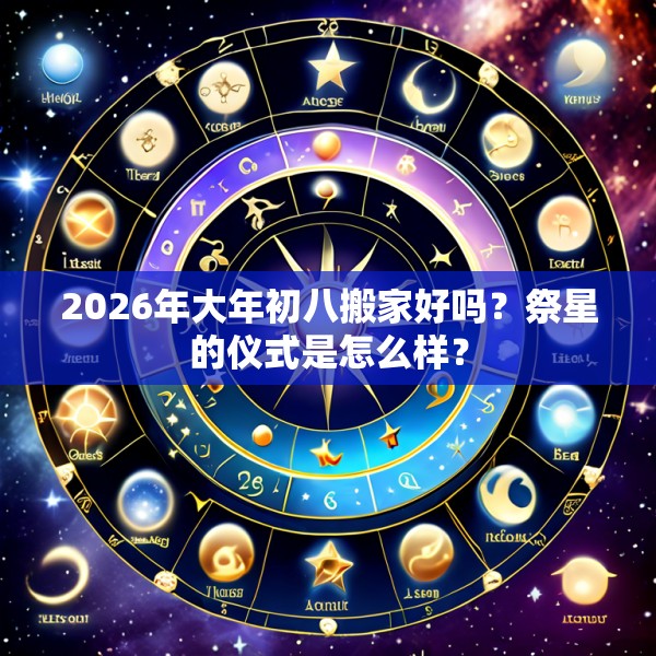 2026年大年初八搬家好吗？祭星的仪式是怎么样？