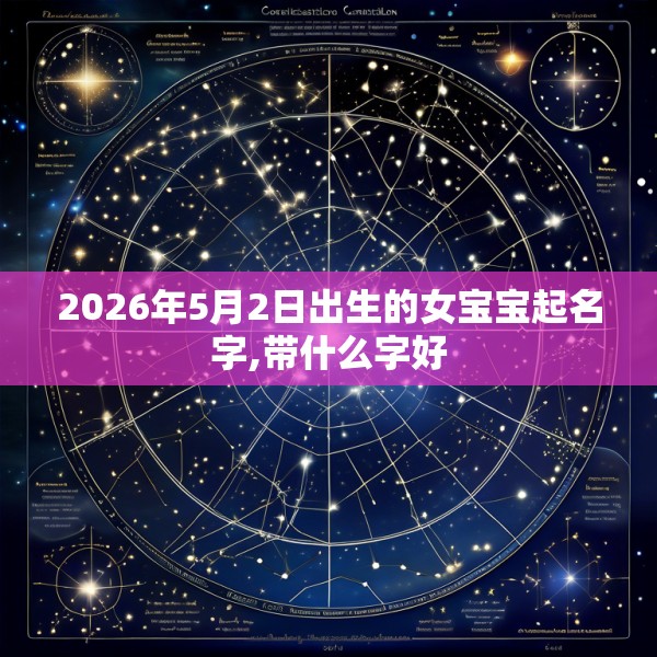 2026年5月2日出生的女宝宝起名字,带什么字好