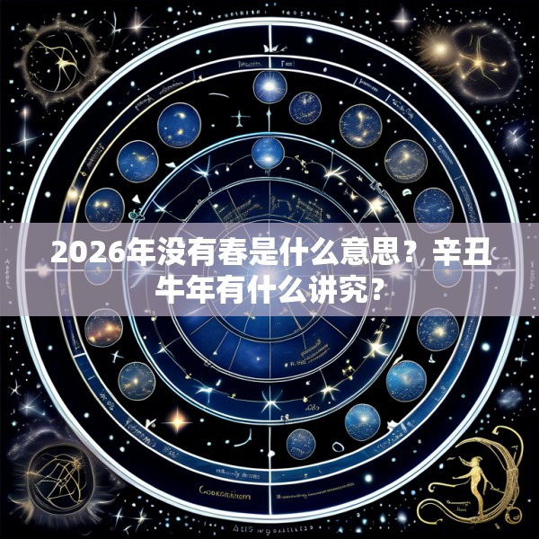 2026年没有春是什么意思？辛丑牛年有什么讲究？