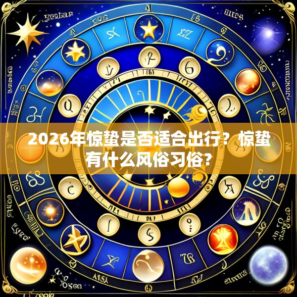 2026年惊蛰是否适合出行?惊蛰有什么风俗习俗?