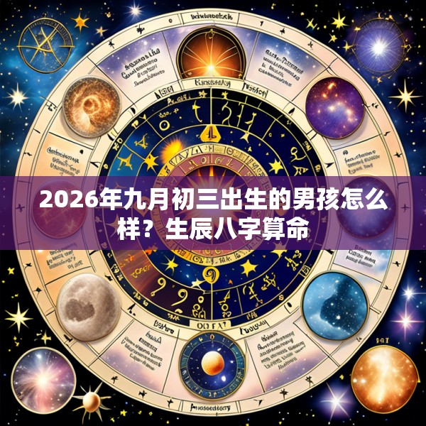 2026年九月初三出生的男孩怎么样？生辰八字算命