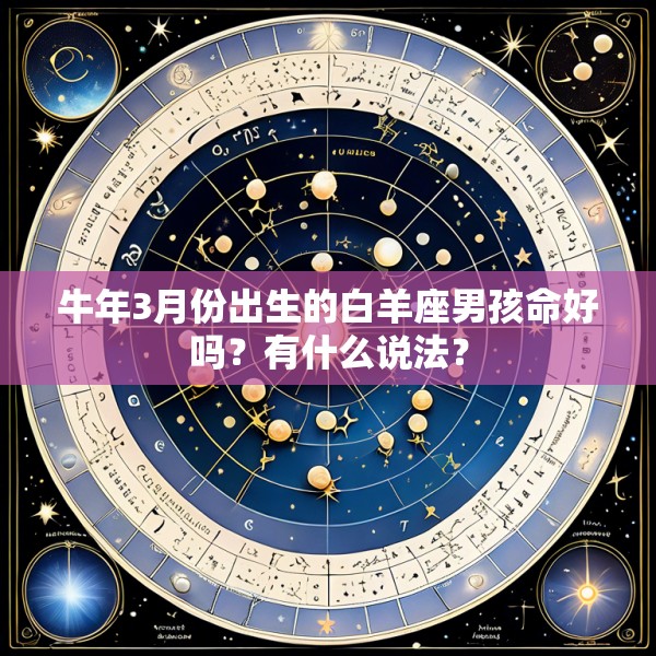 牛年3月份出生的白羊座男孩命好吗?有什么说法?