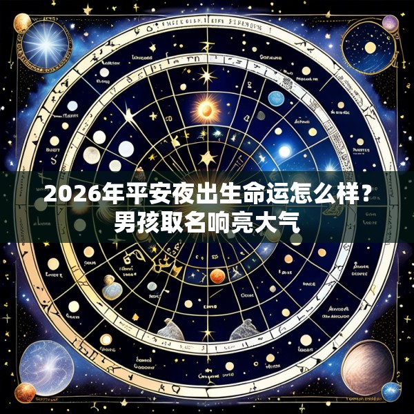 2026年平安夜出生命运怎么样？男孩取名响亮大气