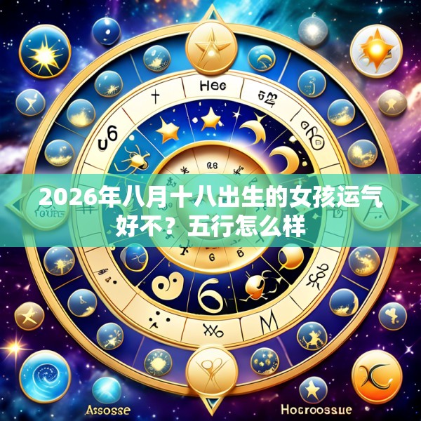 2026年八月十八出生的女孩运气好不？五行怎么样